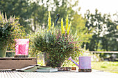 Heather Mix hanging basket