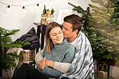 Christmas - Couple in the living room