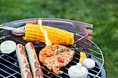 Grilling - Grill with food