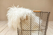 Room ambience - Basket with fur