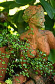 Garden decoration clay figure