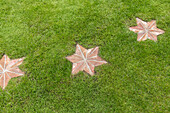 Garden decoration - Star-shaped stones