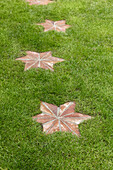 Garden decoration - Star-shaped stepping stones