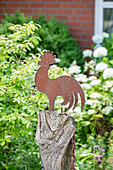 Garden Decoration - Rust figure