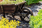Garden decoration - Wooden wagon