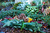 Grave design - flower arrangement