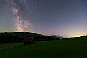 Milky Way over Bavarian Alps, Germany