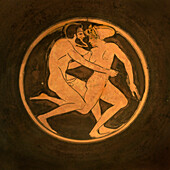 Red Figure Erotic Scene on a Kylix