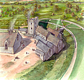 Ludgershall Castle, illustration