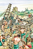 Building Hadrian's Wall, illustration