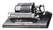 Mechanical calculating machine, illustration