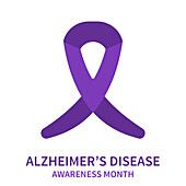 Alzheimer disease, conceptual illustration