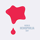 Haemophilia, conceptual illustration