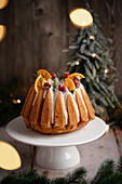 Christmas orange bundt cake