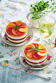 Melonen-Mini-Cheesecakes
