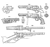 Gun barrels, illustration