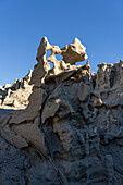 Fantastically eroded sandstone formations in the Fantasy Canyon Recreation Site, near Vernal, Utah.