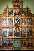 Altarbild von Santa Marta, Öl auf Tafel, Diözesanmuseum für antike Kunst Sigüenza, Provinz Guadalajara, Spanien