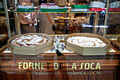 Ensaimada typical from Mallorca Majorca bakery in balearic islands.