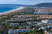 Atlanterra beach in Zahara de los Atunes Costa de la Luz, Cadiz Province, Andalusia, Spain.