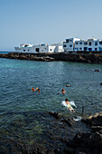 Popular natural pools in Punta Mujeres, a village in the municipality of Haria, Lanzarote, Spain