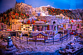Gulliver's Gate museum, a miniature world depicting hundreds of landmarks, settings and events, in Times Square, Manhattan, new York, USA