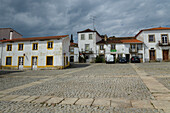 Dr. Casimiro Matias square in Almeida, Portugal.