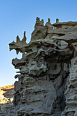 Fantastically eroded sandstone formations in the Fantasy Canyon Recreation Site, near Vernal, Utah.