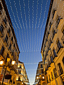 Christmas arrives in the streets of Zaragoza, Aragon, Spain