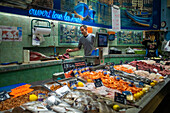 Les Halles Market. Saint Jean de Luz. Donibane Lohizune. Atlantic Pyrenees. Aquitania Region. Labort (Lapurdi). Basque Country . France