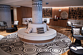 Das Innere des kultigen Grand Hotel Thalasso und Spa in Saint-Jean-de-Luz, Frankreich