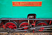 Aliva nº 4 locomotive in the El Tren de Arganda train or Tren de la Poveda train in Arganda del Rey, Madrid, Spain.