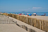 France, Hérault, Sérignan-Beaches, the beaches of Sérignan