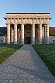 France, Doubs, Arc and Senans, in the royal saline listed as World Heritage by UNESCO the porch of the entry