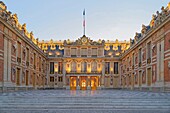 France, Yvelines, Palace of Versailles, listed as World Heritage by UNESCO, the court