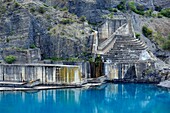 France, Hautes Alpes, Serre Ponçon lake, EDF dam