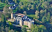 France, Yonne, Chastellux sur Cure, Morvan Regional Nature Park, Cure Valley, Chateau de Chastellux