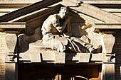 France, Meurthe et Moselle, Nancy, the Maison du Peuple (house of the people) in Ecole de Nancy style (1900-1902) by architect Paul Charbonnier, sculptures by Victor Prouve