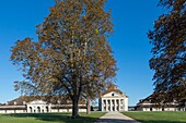 Frankreich, Doubs, Arc und Senans, in der königlichen Saline, die von der UNESCO zum Weltkulturerbe erklärt wurde, das Haus des Direktors