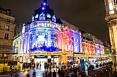 France, Paris, City Hall Bazaar (BHV) during the Christmas holidays