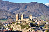 Frankreich, Ariege, Foix, das Schloss von Foix
