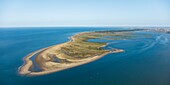 France, Vendee, La Faute sur Mer, pointe d'Arcay (aerial view)