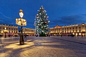 France, Meurthe et Moselle, Nancy, Stanislas square (former royal square) built by Stanislas Leszczynski, king of Poland and last duke of Lorraine in the 18th century, listed as World Heritage by UNESCO