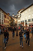 France, Pyrenees Orientales, Prats-de-Mollo, life scene during the bear celebrations at the carnival