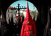 Frankreich, Pyrenees Orientales, Perpignan, Sanch-Prozession in den Straßen der historischen Altstadt von Perpignan