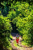 France, Ardeche, Monts d'Ardeche Regional Nature Park, hike starting from Vesseaux