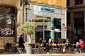 Frankreich, Rhône, Lyon, 1. Arrondissement, Terreaux-Viertel, Place du Griffon, Le Perko café