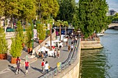 Frankreich, Paris, Park Rives de Seine, von der UNESCO zum Weltkulturerbe erklärt