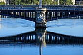 Frankreich, Rhône, Lyon, 2. Bezirk, Pont Lafayette an der Rhone, UNESCO-Weltkulturerbe