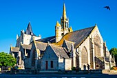 Frankreich, Finistere, Penmarc'h, gotische Kirche Saint Nonna im Flamboyantstil